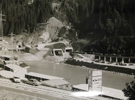 Arlbergtunnel in Bau